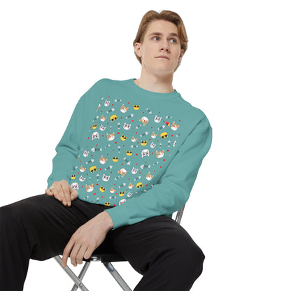 Adorable Cat Lover's Dream Sweatshirt - Ultra-Cozy Unisex Design