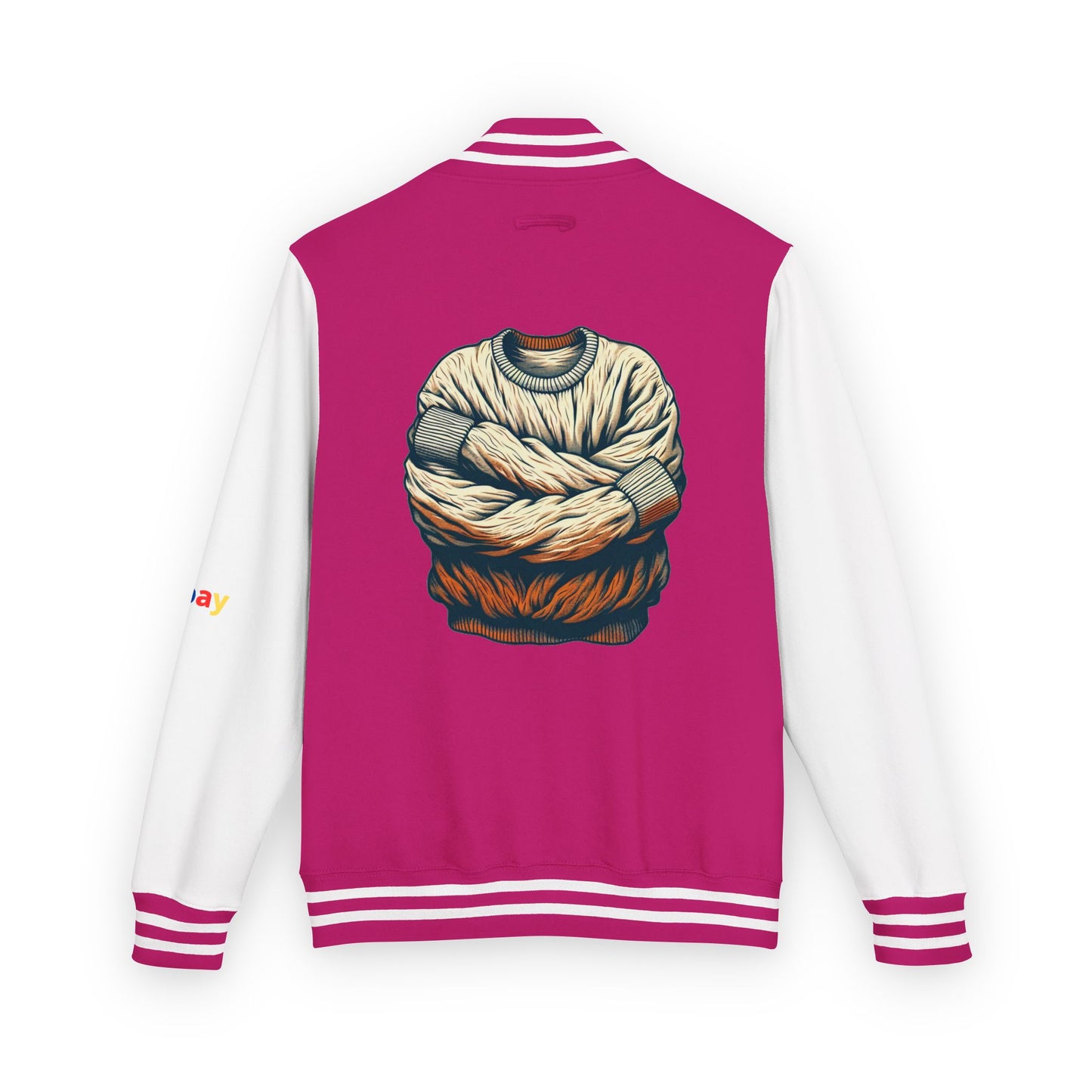 Premium Heavyweight Letterman Jacket - Vintage Athletic Style