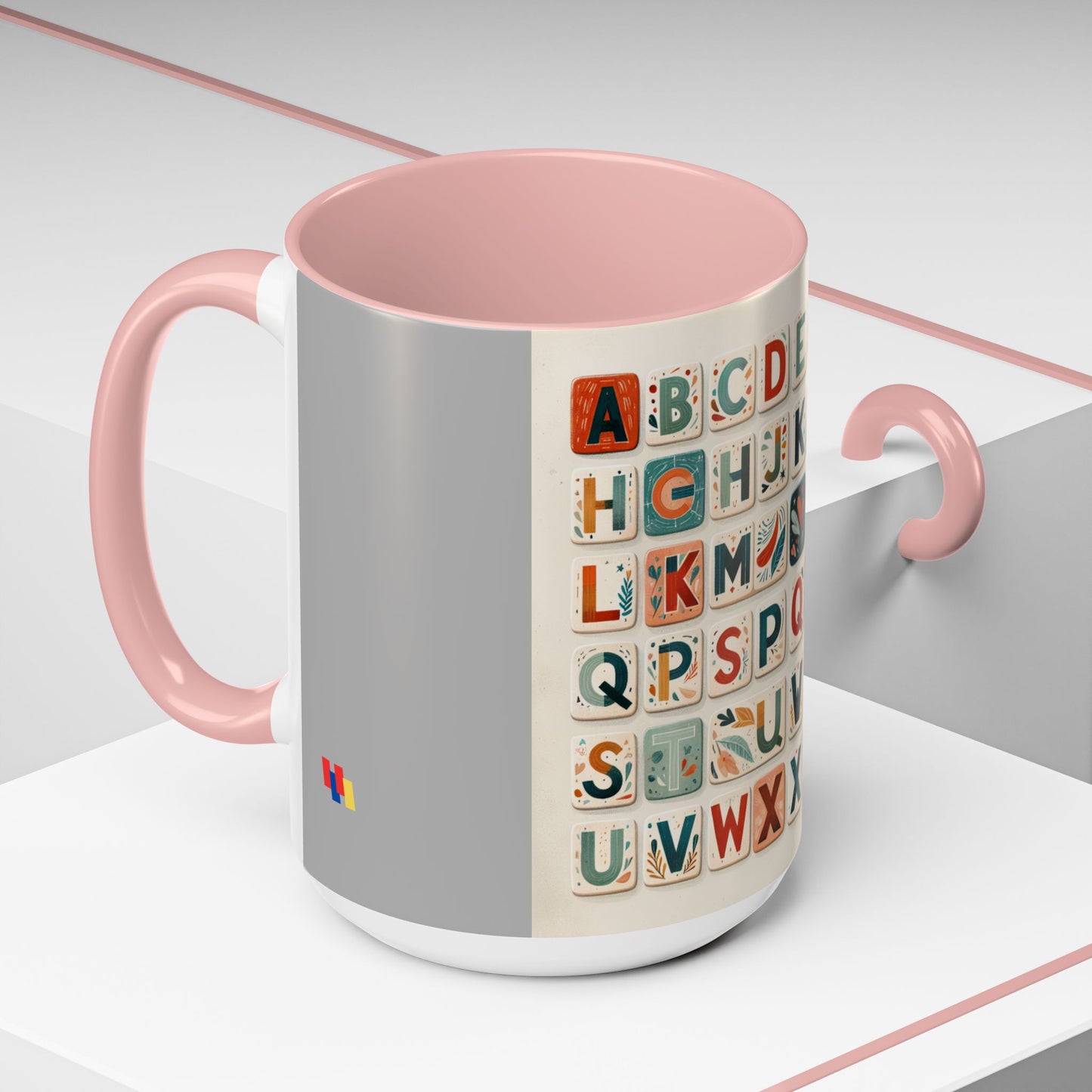 Obay Charming Coffee Mug with Alphabet Design