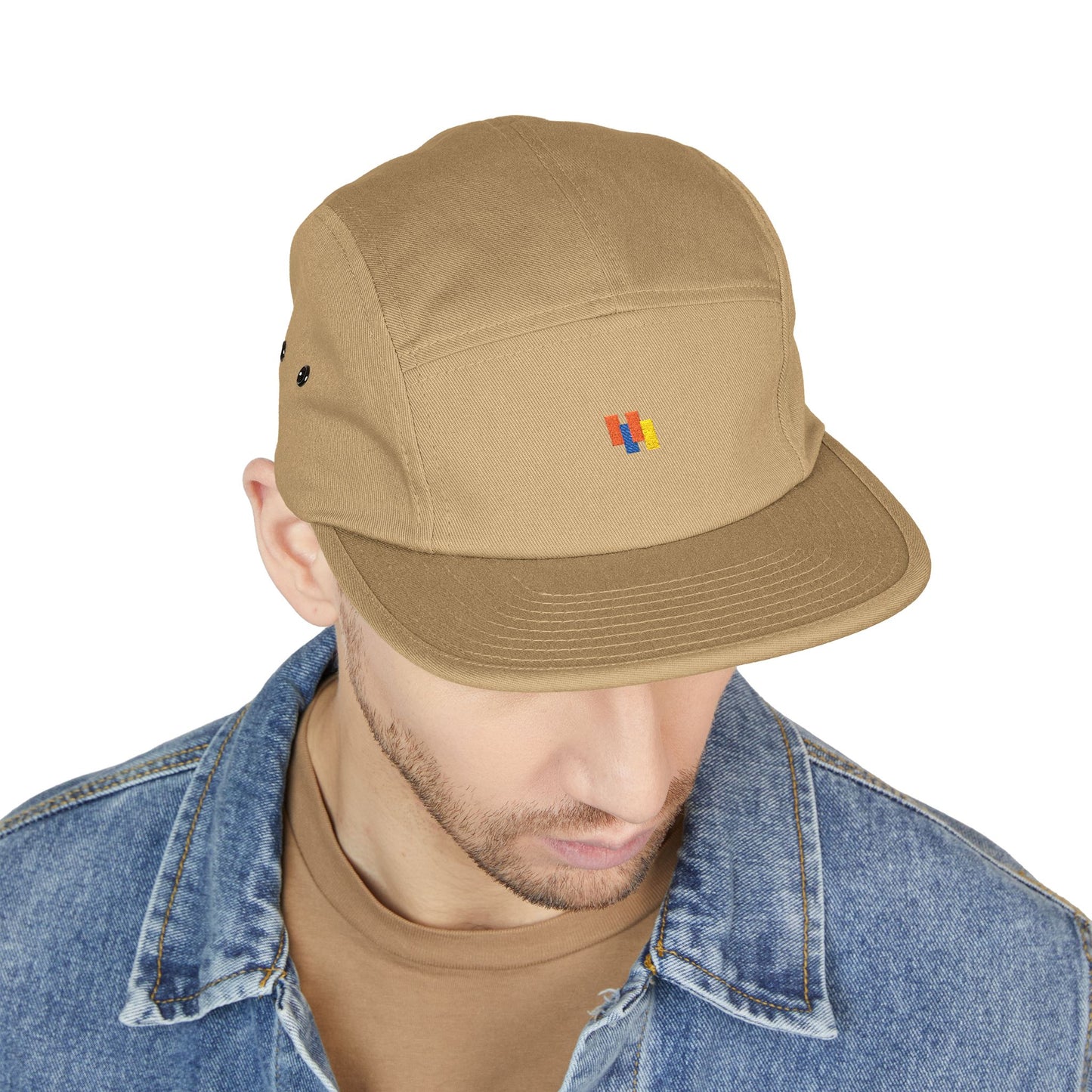 Premium 5-Panel Embroidered Cap - Trendy Streetwear Hat | Obay