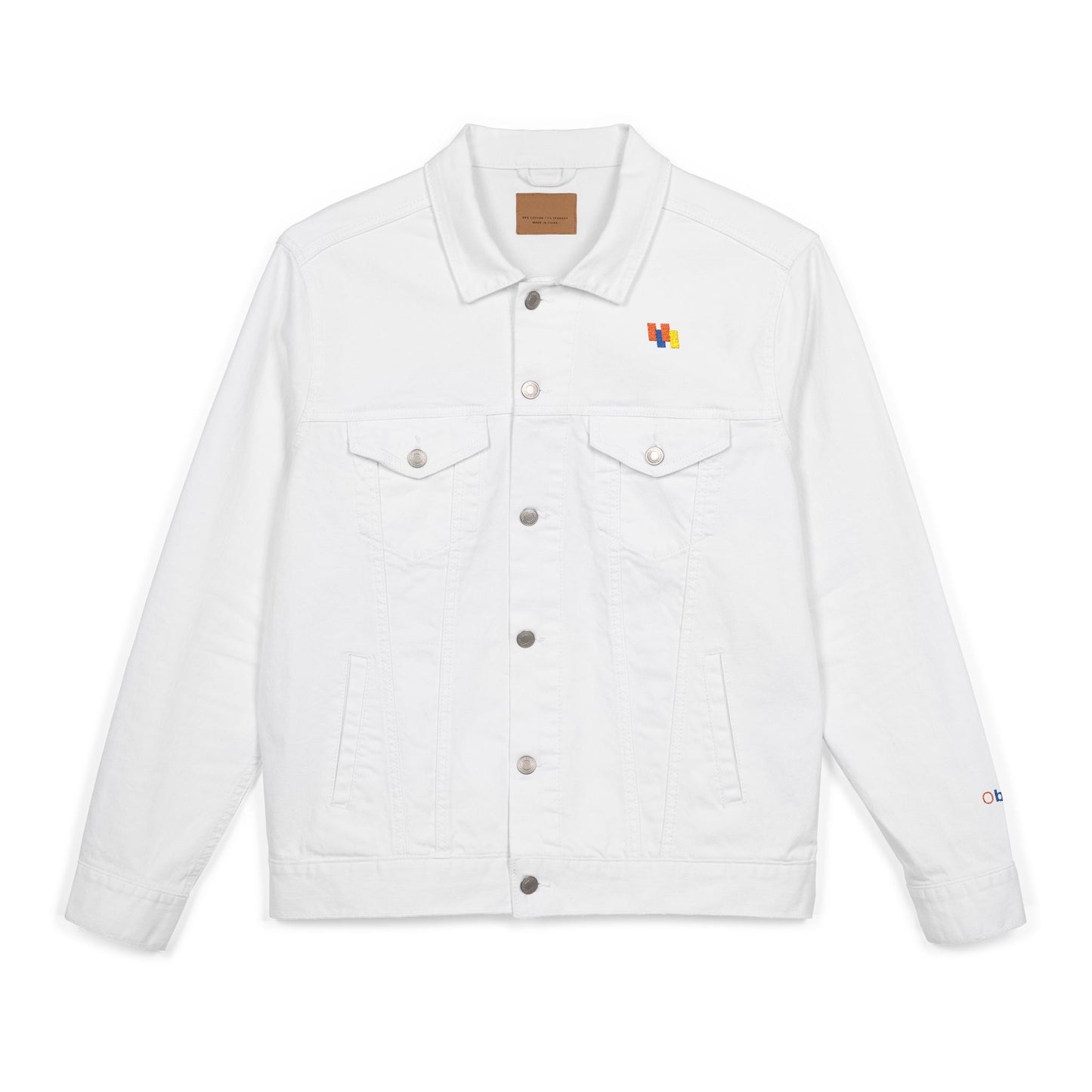 Premium Embroidered Denim Jacket - Unisex Streetwear Essential