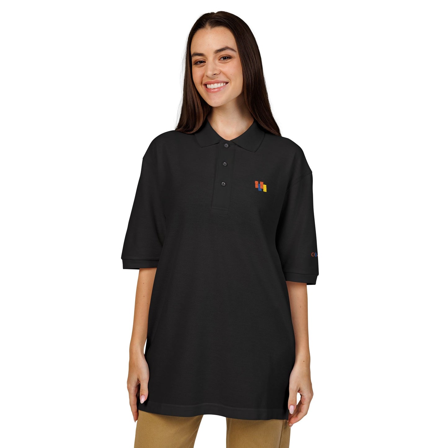 Stylish Embroidered Polo Shirt - Ultra-Comfortable, Versatile Summer Essential