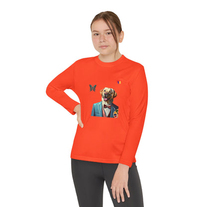 Paws Claws Youth Dog-Themed Long Sleeve Tee - Fun Gift for Animal Lovers, Perfect for Everyday Wear