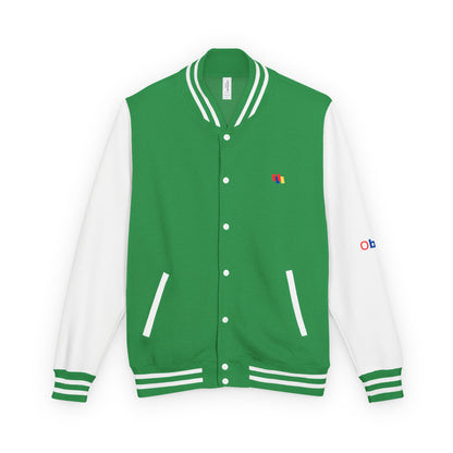 Premium Heavyweight Letterman Jacket - Vintage Athletic Style