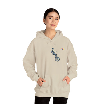 Unicyclist Art Hoodie - Cozy Unisex Sweatshirt, Perfect Everyday Casual Wear