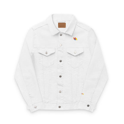 Premium Embroidered Denim Jacket - Unisex Streetwear Essential