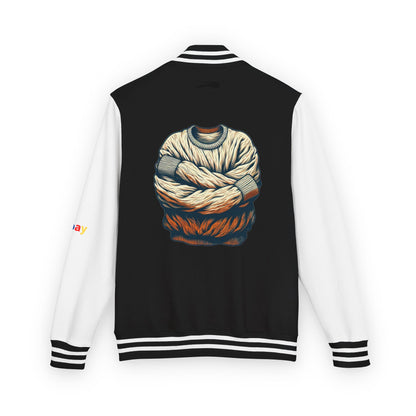 Premium Heavyweight Letterman Jacket - Vintage Athletic Style