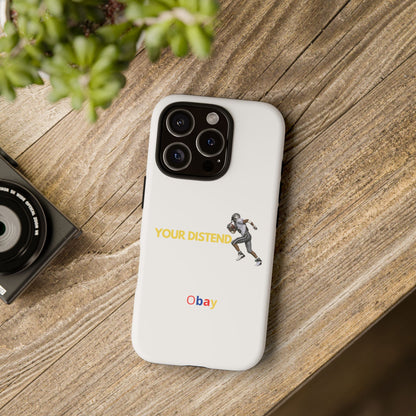 Athlete’s Edge Customizable Tough Phone Case - Durable Sports Design for iPhone, Perfect Personalized Gift for Sports Lovers