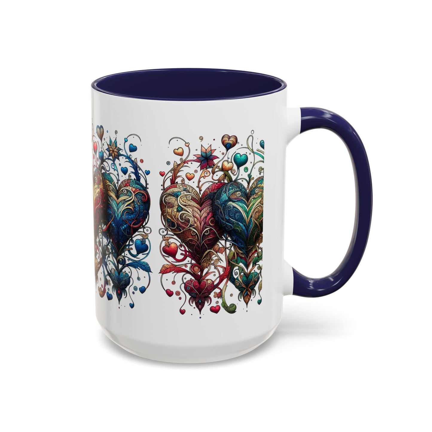 Romantic Heart Coffee Mug - Perfect for Coffee Lovers