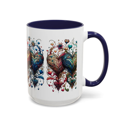 Romantic Heart Coffee Mug - Perfect for Coffee Lovers