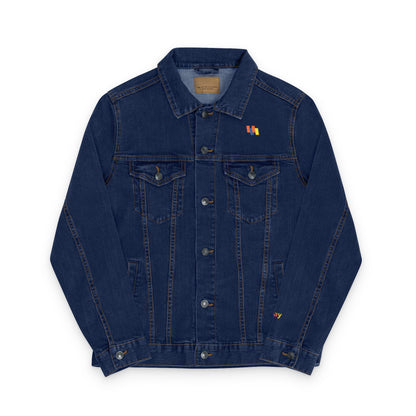 Premium Embroidered Denim Jacket - Unisex Streetwear Essential