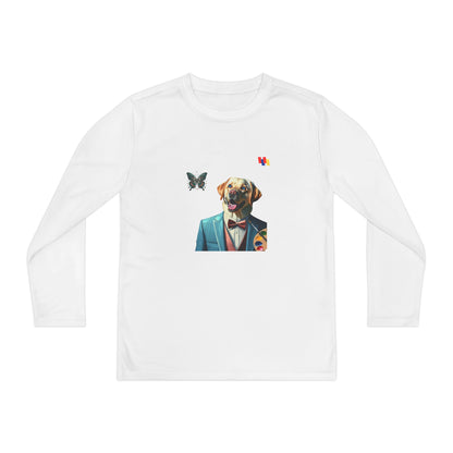 Paws Claws Youth Dog-Themed Long Sleeve Tee - Fun Gift for Animal Lovers, Perfect for Everyday Wear