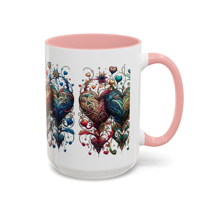 Romantic Heart Coffee Mug - Perfect for Coffee Lovers