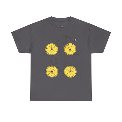 Lemon Bicycle Unisex Heavy Cotton Tee - Fun Graphic Shirt for Cyclists
