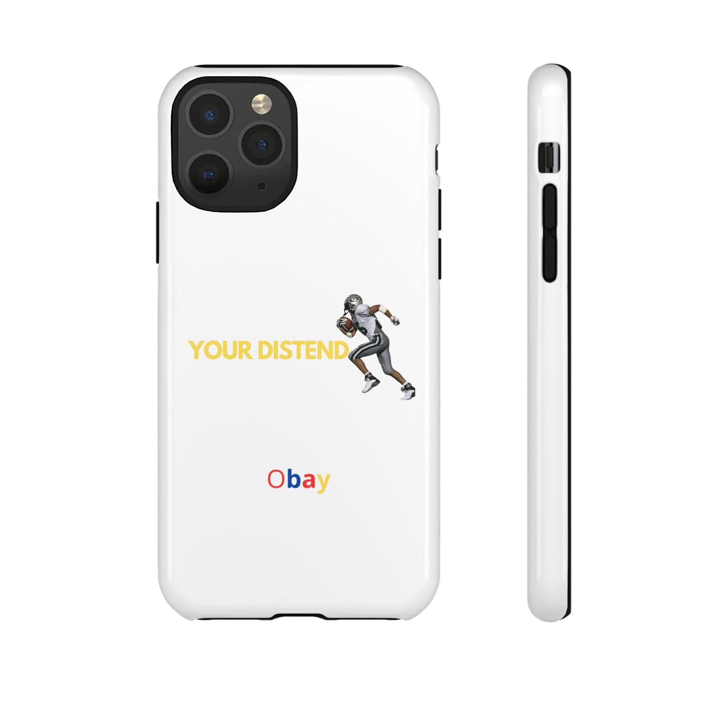 Athlete’s Edge Customizable Tough Phone Case - Durable Sports Design for iPhone, Perfect Personalized Gift for Sports Lovers