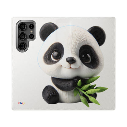 PandaPal Cute Panda Flip Case - Stylish Protection for Kids' Phones, Perfect Gift for Animal Lovers