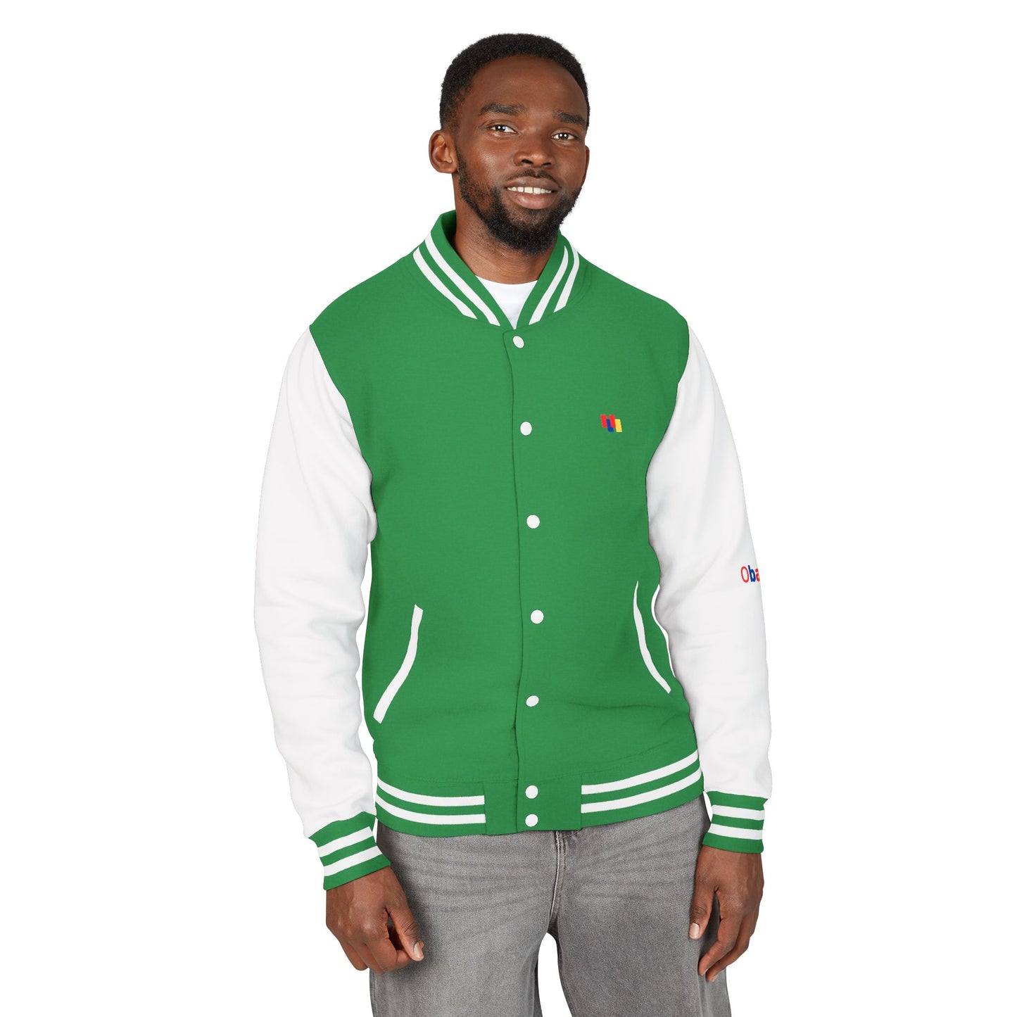 Premium Heavyweight Letterman Jacket - Vintage Athletic Style