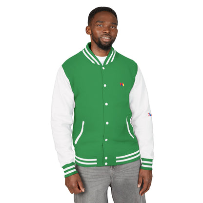 Premium Heavyweight Letterman Jacket - Vintage Athletic Style