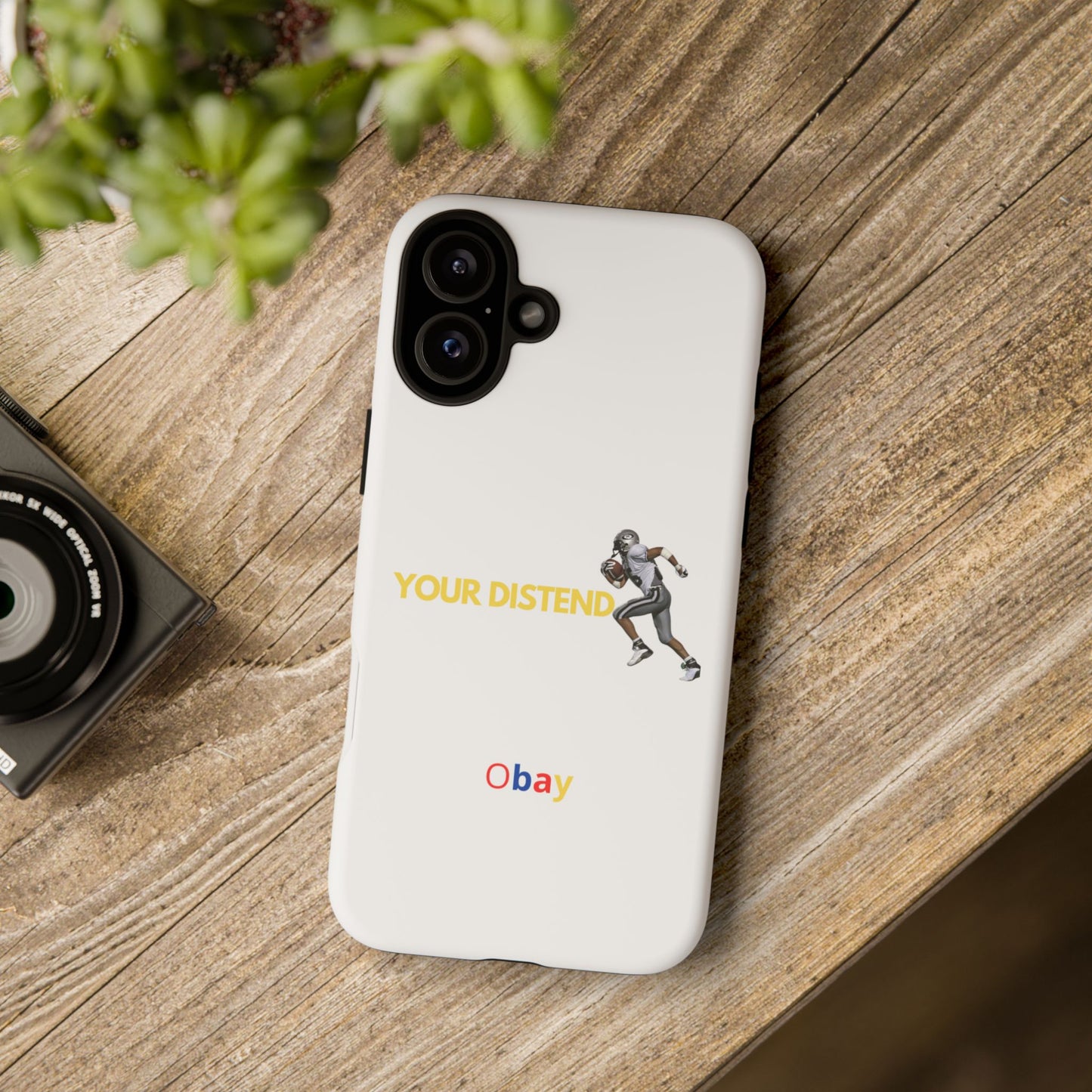 Athlete’s Edge Customizable Tough Phone Case - Durable Sports Design for iPhone, Perfect Personalized Gift for Sports Lovers