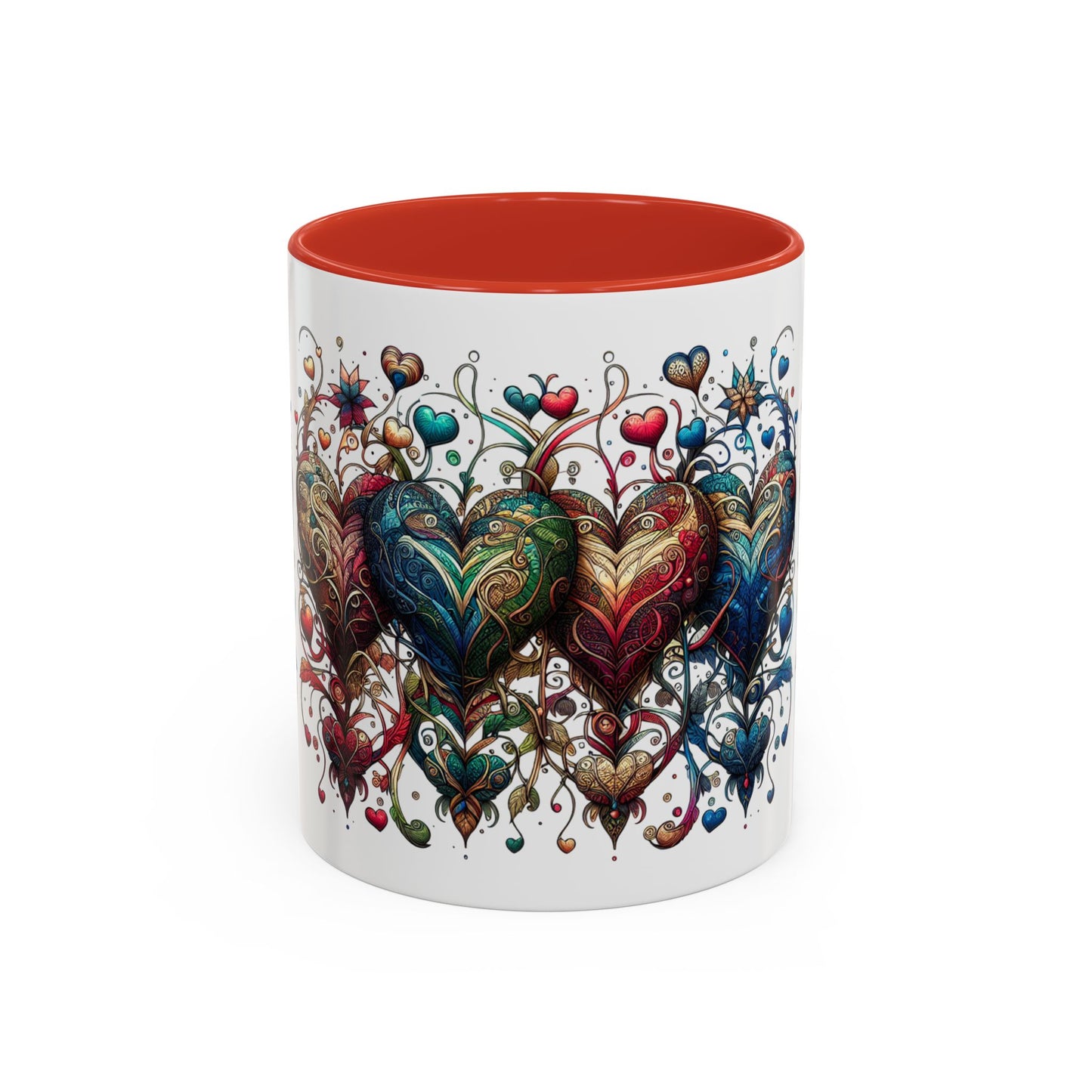 Romantic Heart Coffee Mug - Perfect for Coffee Lovers