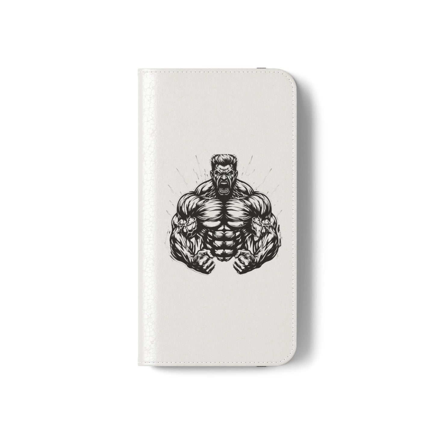 Champion's Motivational iPhone Flip Case | Inspirational Quote Phone Accessory for Fitness Enthusiasts