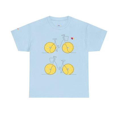 Lemon Bicycle Unisex Heavy Cotton Tee - Fun Graphic Shirt for Cyclists