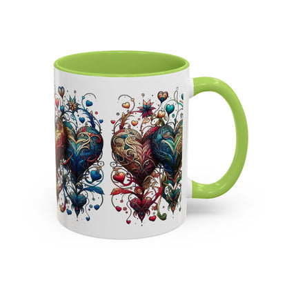 Romantic Heart Coffee Mug - Perfect for Coffee Lovers