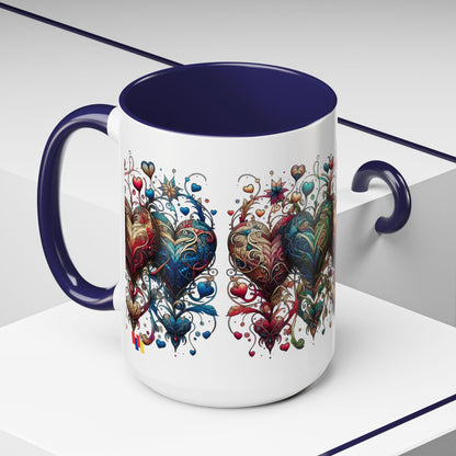 Romantic Heart Coffee Mug - Perfect for Coffee Lovers
