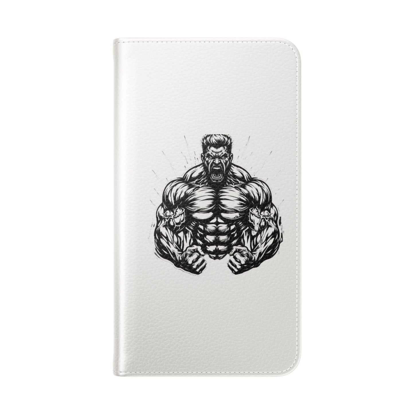 Champion's Motivational iPhone Flip Case | Inspirational Quote Phone Accessory for Fitness Enthusiasts