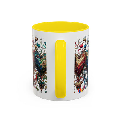 Romantic Heart Coffee Mug - Perfect for Coffee Lovers