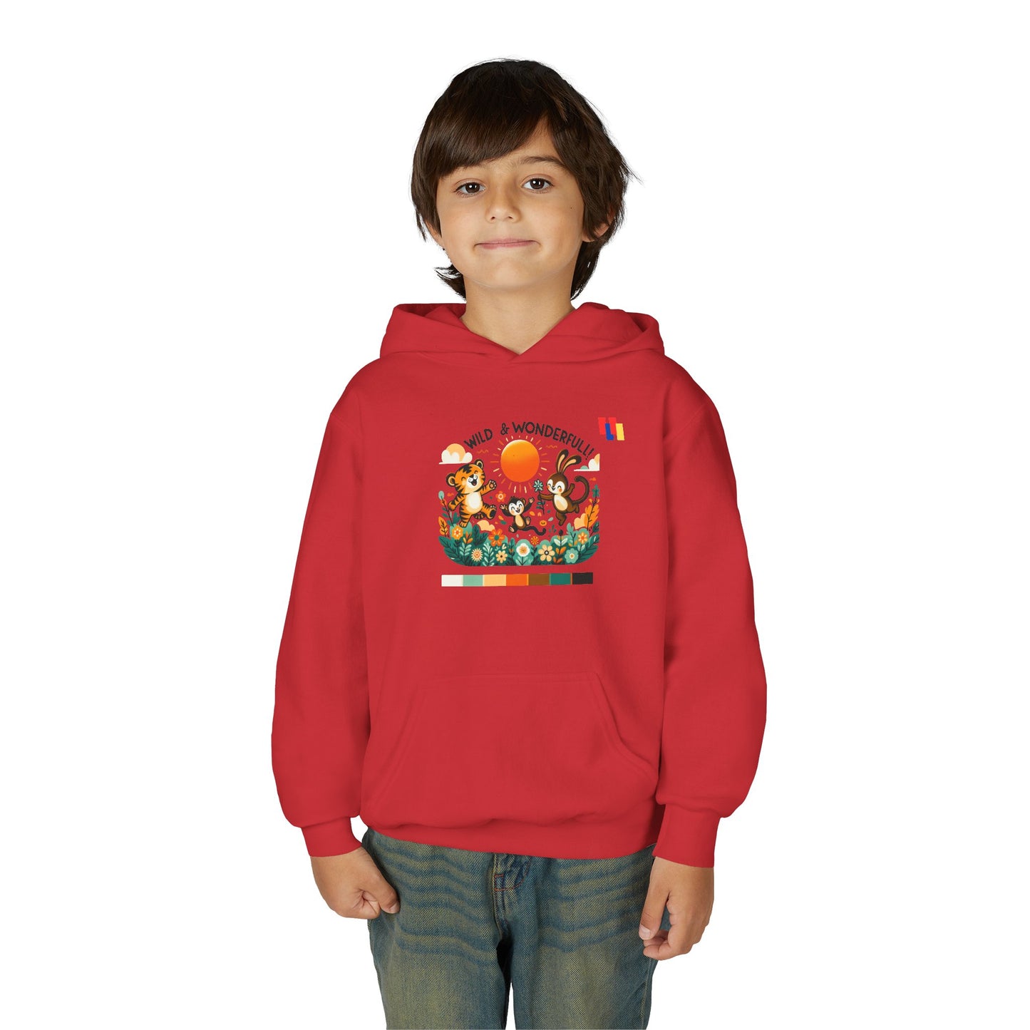 Obay Wild & Wonderful Youth Hoodie - Cozy Animal Design for Adventurous Kids