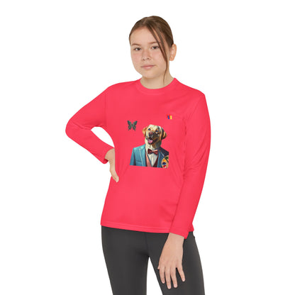 Paws Claws Youth Dog-Themed Long Sleeve Tee - Fun Gift for Animal Lovers, Perfect for Everyday Wear