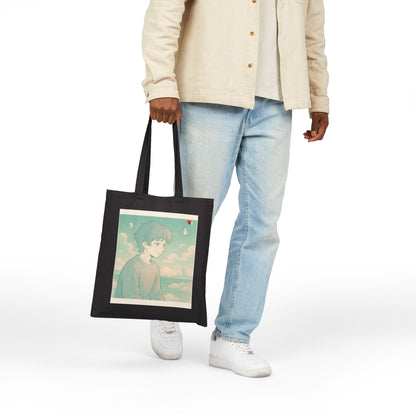 Premium Cotton Canvas Tote Bag - Eco-Friendly Reusable Shopping Bag