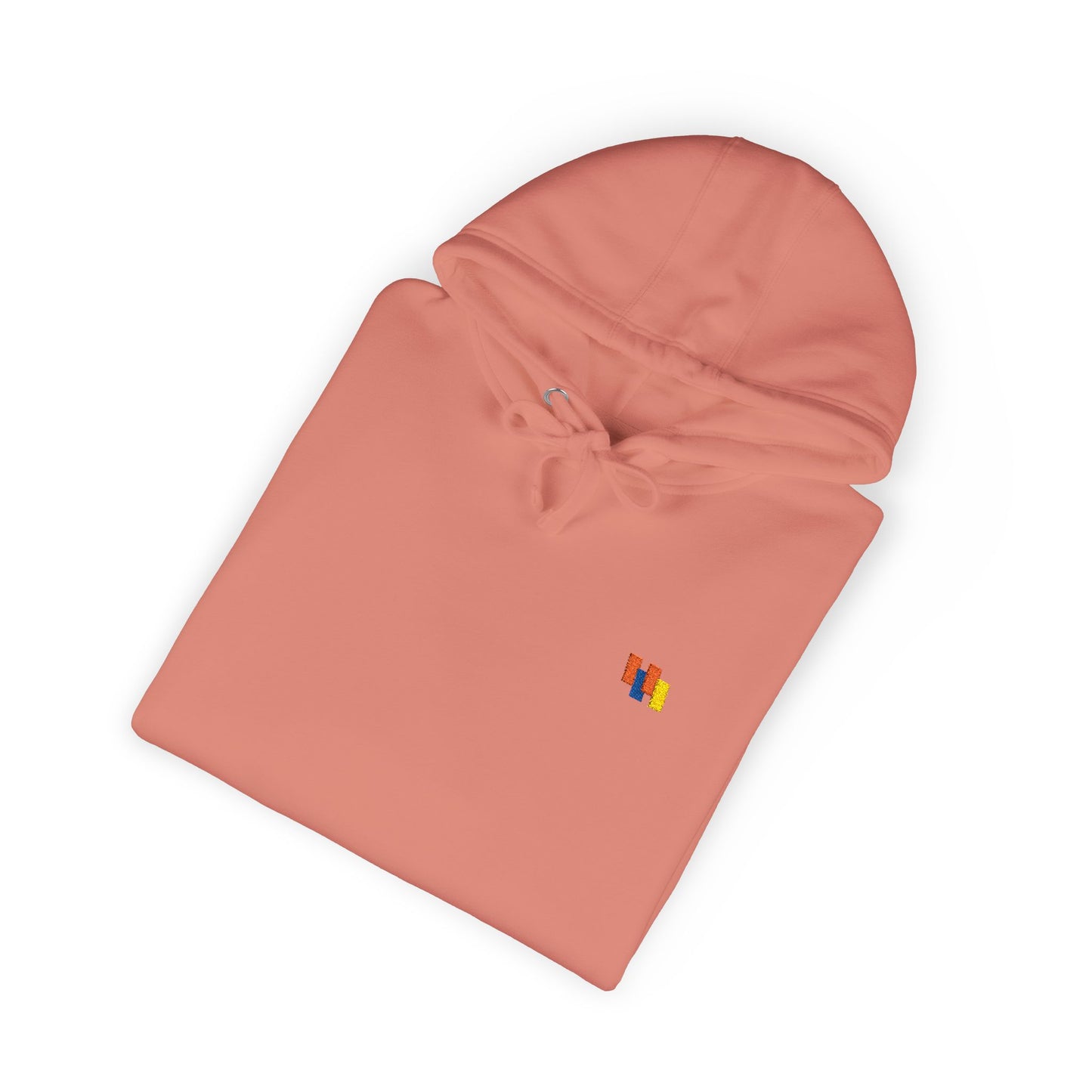 Obay Soft Peach Embroidered Fleece Hoodie | Cozy Unisex Layer for Spring Style & Everyday Comfort