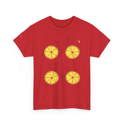 Lemon Bicycle Unisex Heavy Cotton Tee - Fun Graphic Shirt for Cyclists
