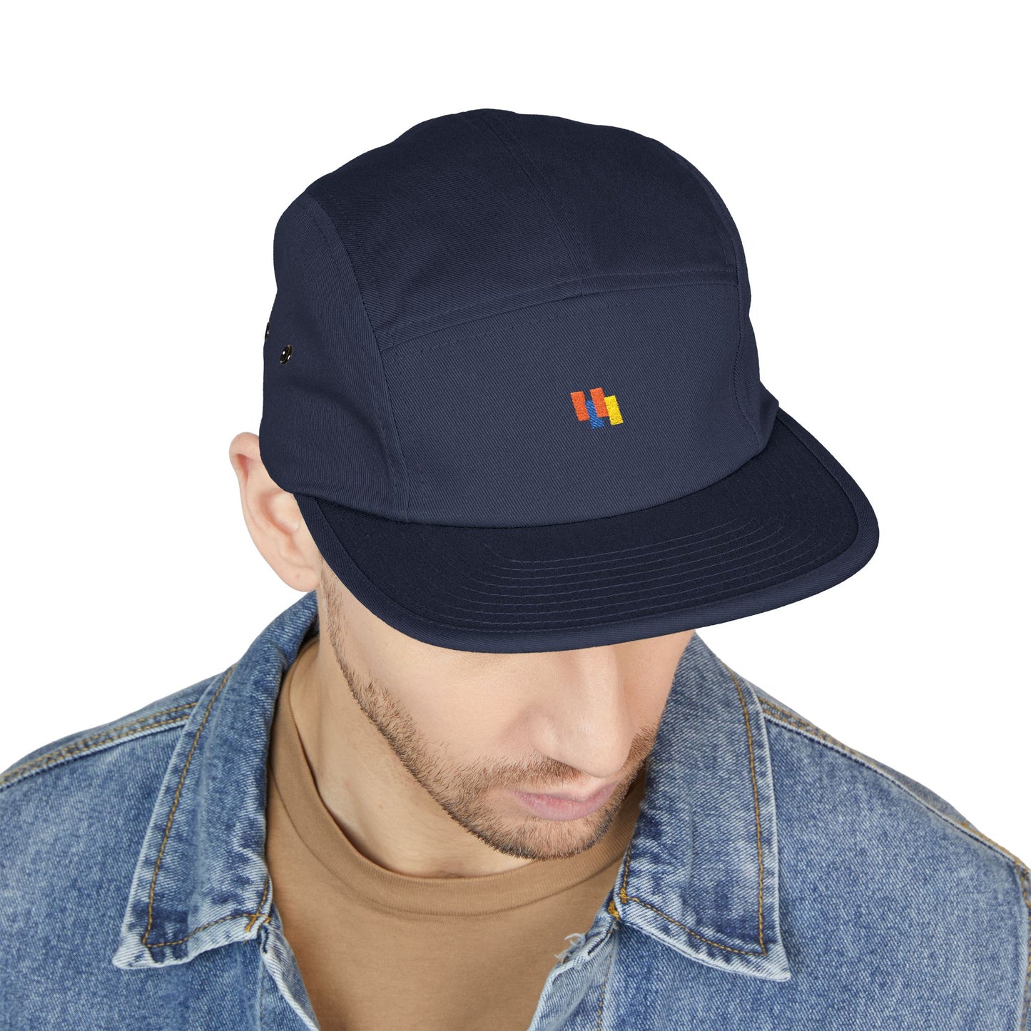 Premium 5-Panel Embroidered Cap - Trendy Streetwear Hat | Obay