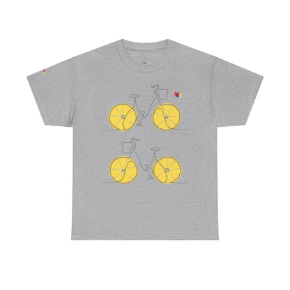 Lemon Bicycle Unisex Heavy Cotton Tee - Fun Graphic Shirt for Cyclists