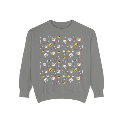 Adorable Cat Lover's Dream Sweatshirt - Ultra-Cozy Unisex Design