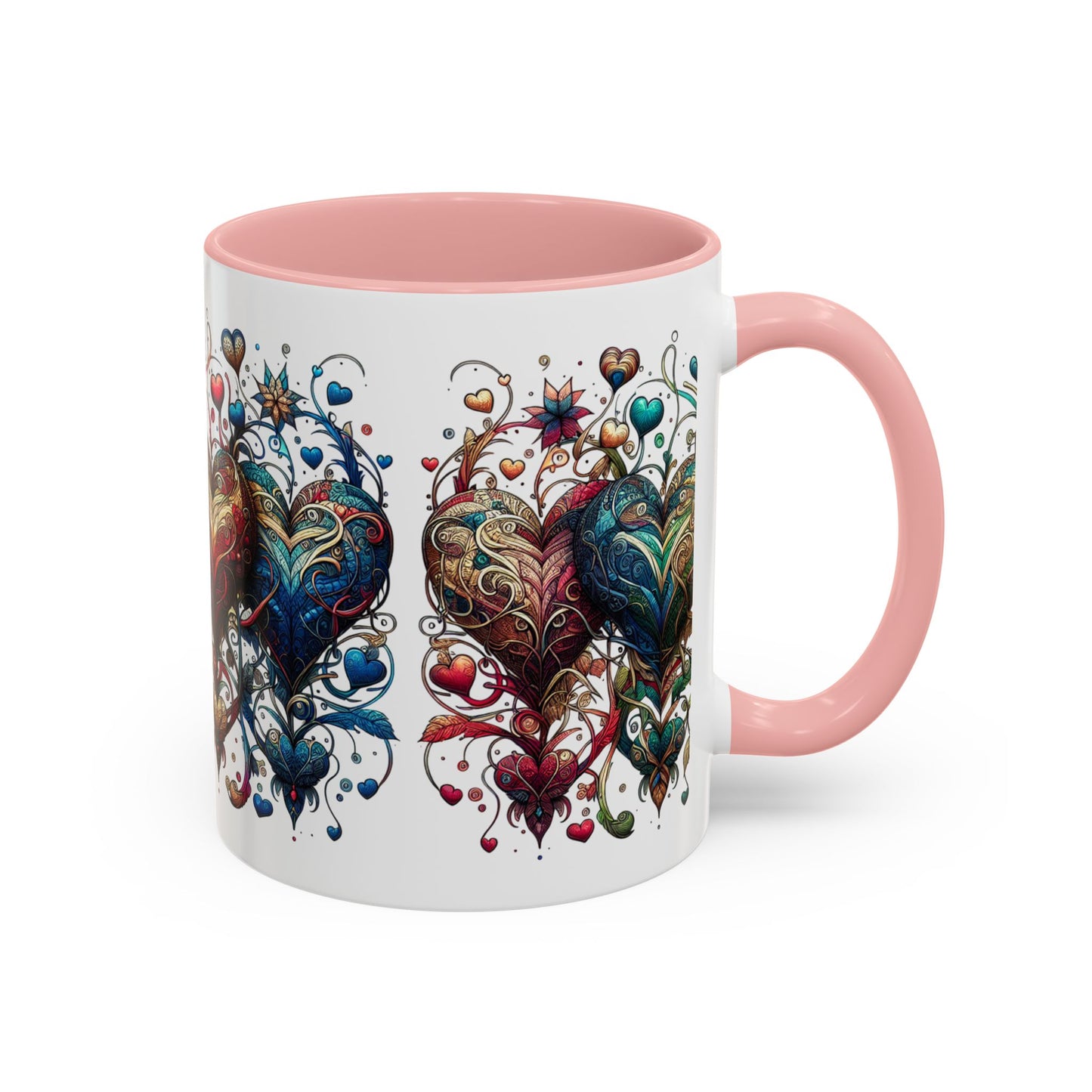 Romantic Heart Coffee Mug - Perfect for Coffee Lovers