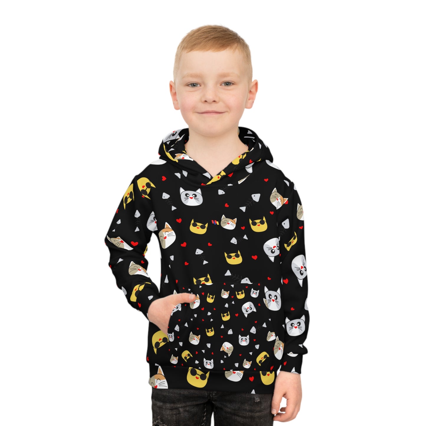 Adventure Awaits Black Kids Hoodie - Ultra-Soft Comfort