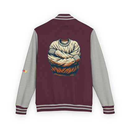 Premium Heavyweight Letterman Jacket - Vintage Athletic Style