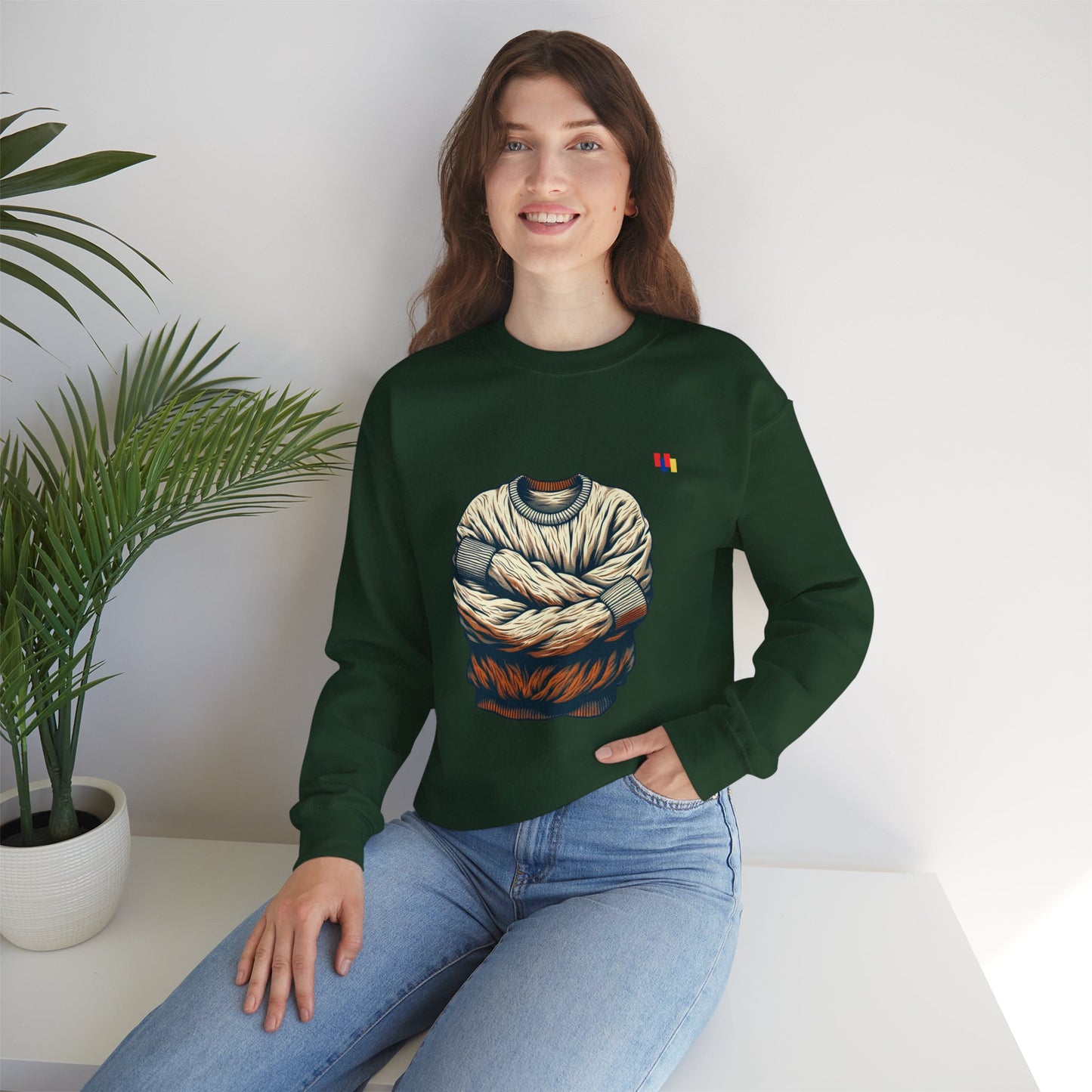 Artistic Crewneck Sweatshirt - Unique Design That Turns Heads