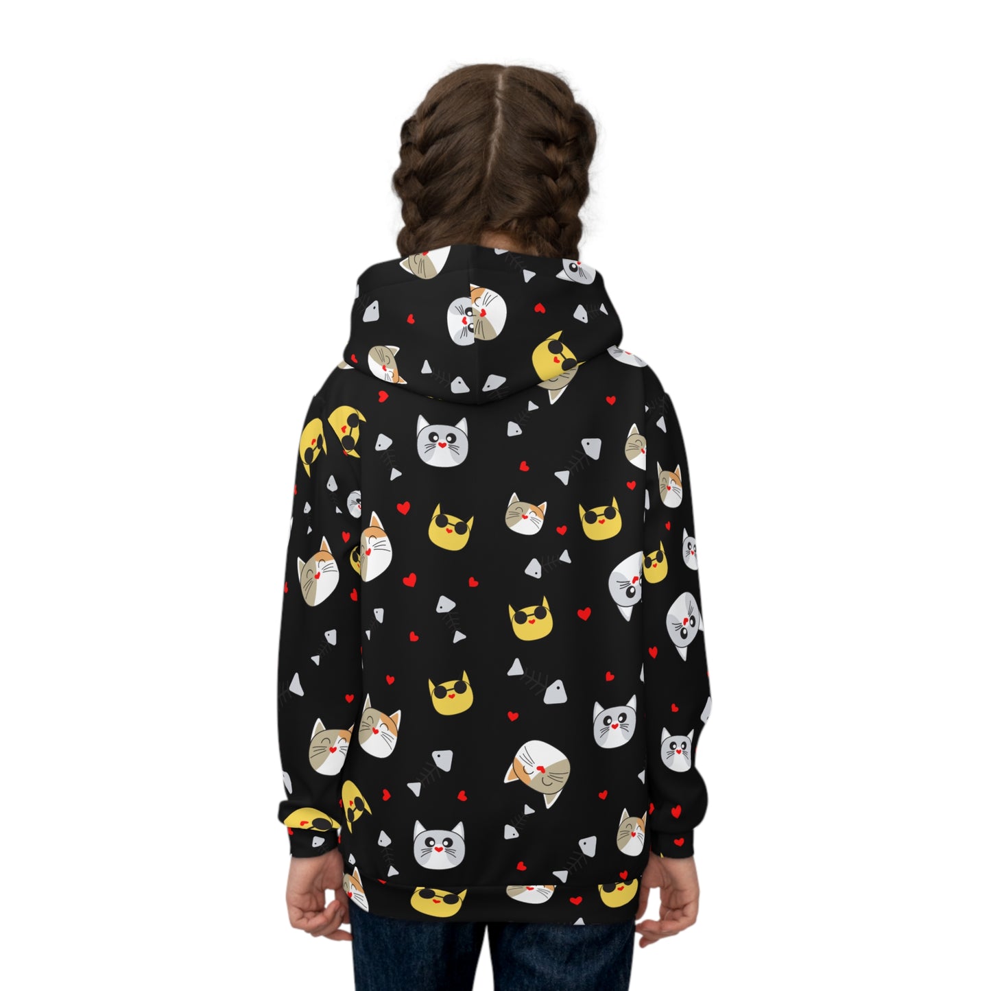 Adventure Awaits Black Kids Hoodie - Ultra-Soft Comfort