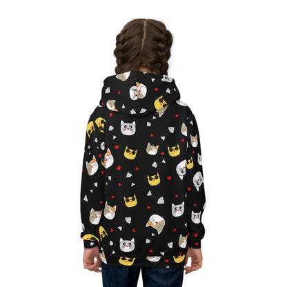 Adventure Awaits Black Kids Hoodie - Ultra-Soft Comfort