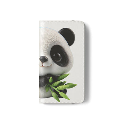 PandaPal Cute Panda Flip Case - Stylish Protection for Kids' Phones, Perfect Gift for Animal Lovers