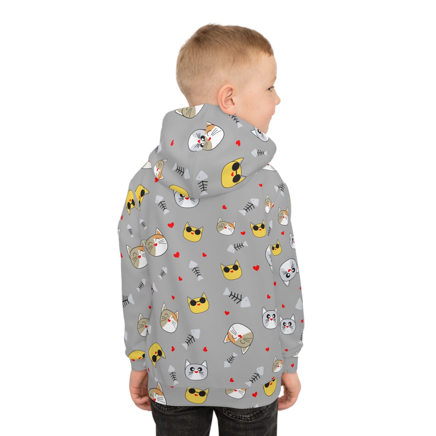 Vibrant Silver Kids Hoodie - Ultra-Soft Premium Cotton Pullover