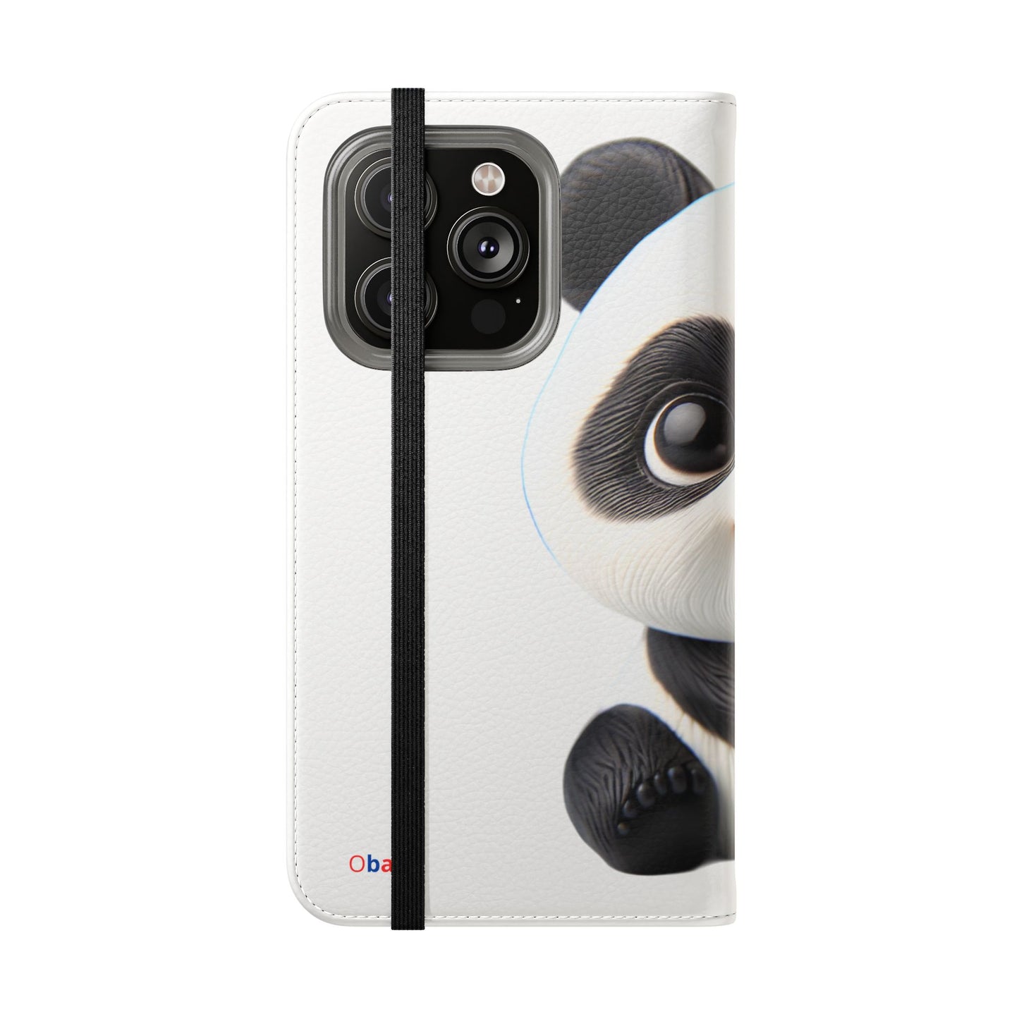 PandaPal Cute Panda Flip Case - Stylish Protection for Kids' Phones, Perfect Gift for Animal Lovers