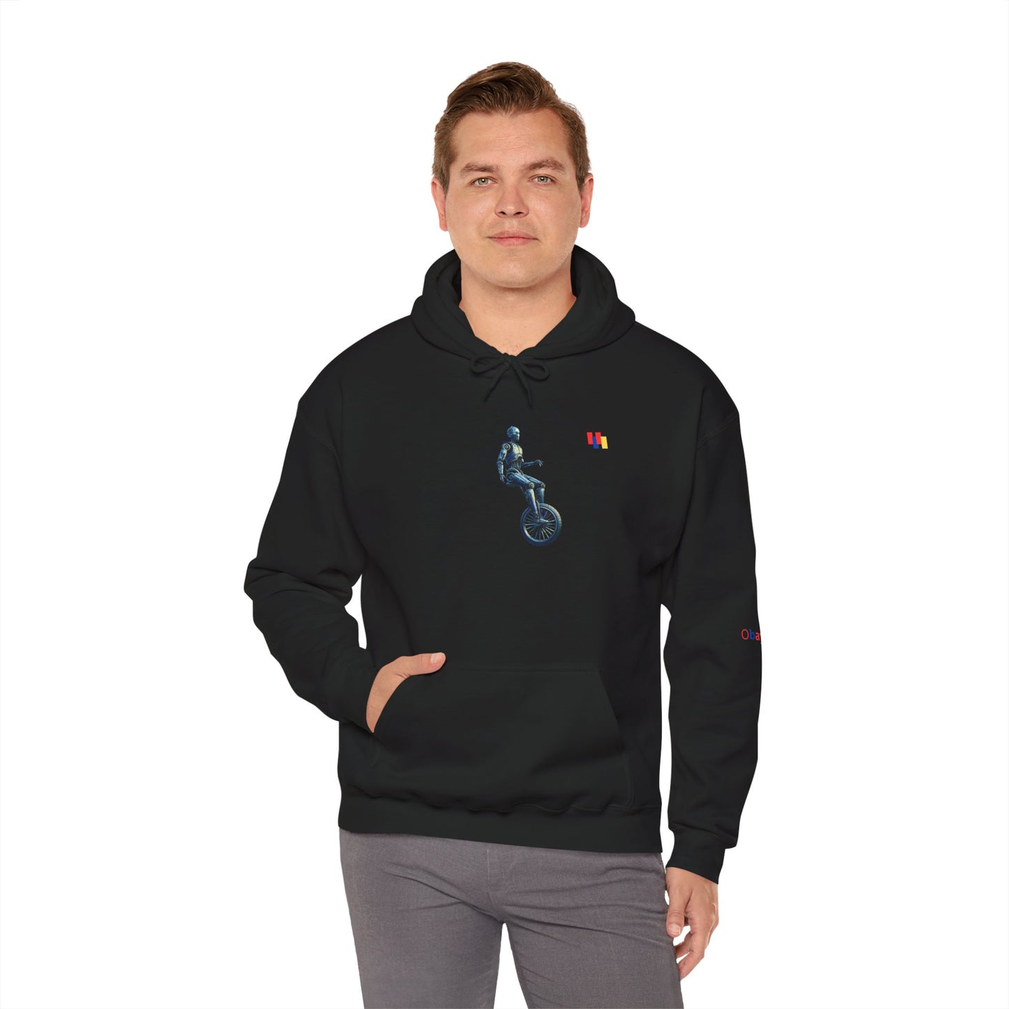 Unicyclist Art Hoodie - Cozy Unisex Sweatshirt, Perfect Everyday Casual Wear