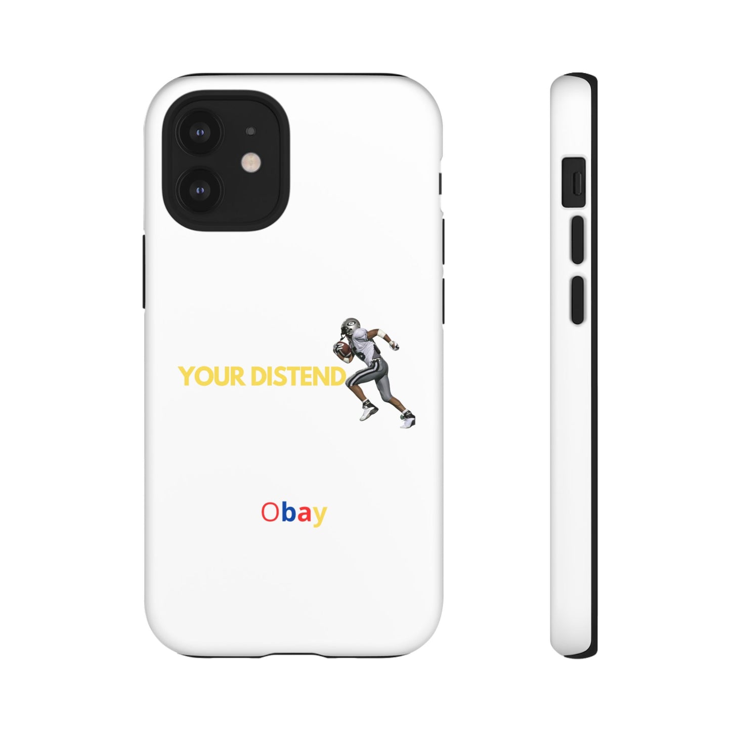 Athlete’s Edge Customizable Tough Phone Case - Durable Sports Design for iPhone, Perfect Personalized Gift for Sports Lovers