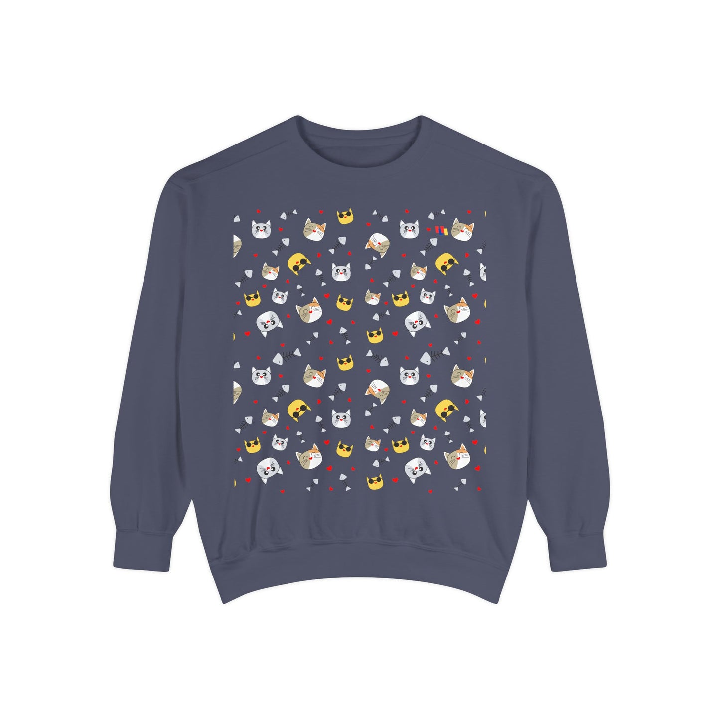 Adorable Cat Lover's Dream Sweatshirt - Ultra-Soft Garment-Dyed Comfort